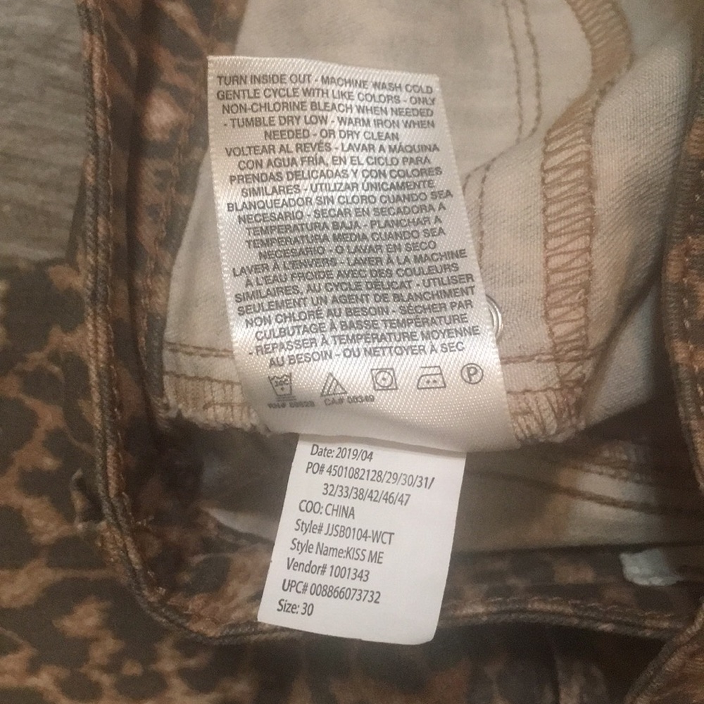 Jessica Simpson leopard print kiss me super skinny - Picture 5 of 10